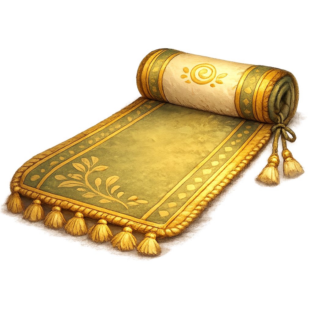 the mat, revealed after the read